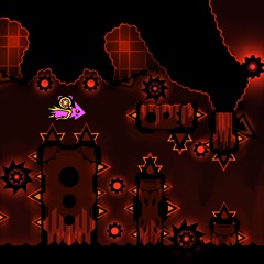 Navigate past sharp spikes and through narrow passages